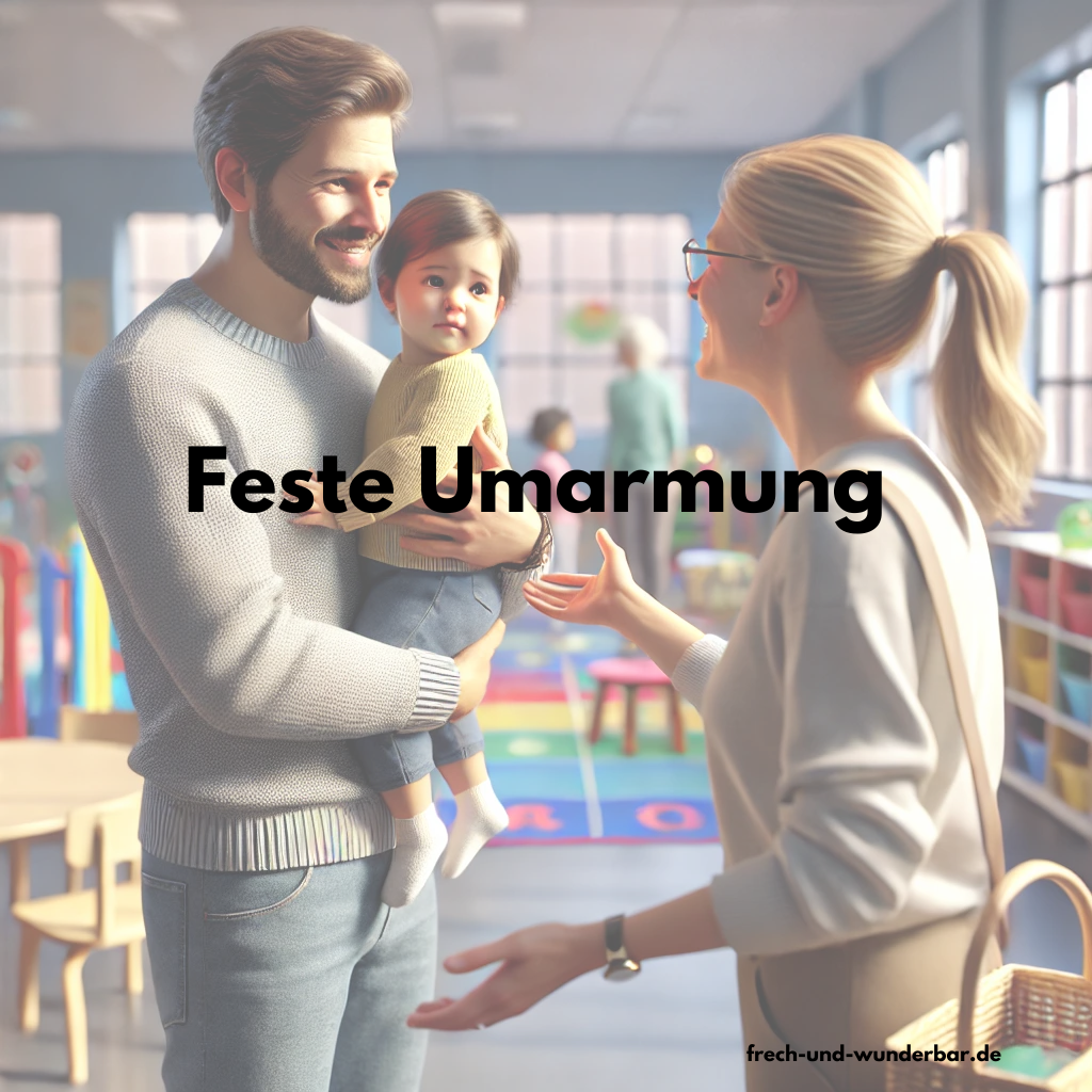 Abschiedsrituale für die Kita - Feste Umarmung