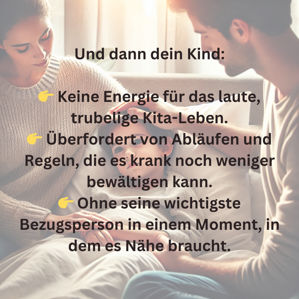 Warum kranke Kinder nach Hause gehören