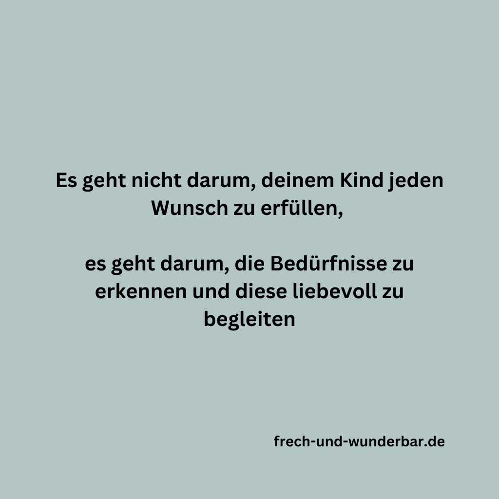 bedürfnisorientierte Erziehung