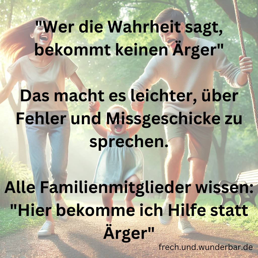 Dies könnte einer der wichtigsten Regel für euer Familienleben sein